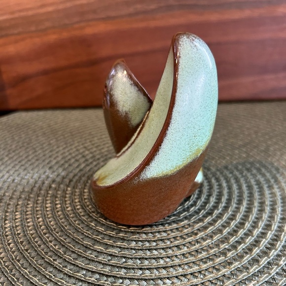 Frankoma Other - Vintage Frankoma Prairie Green & Bronze Lazybones Salt & Pepper Shaker 1990s EUC